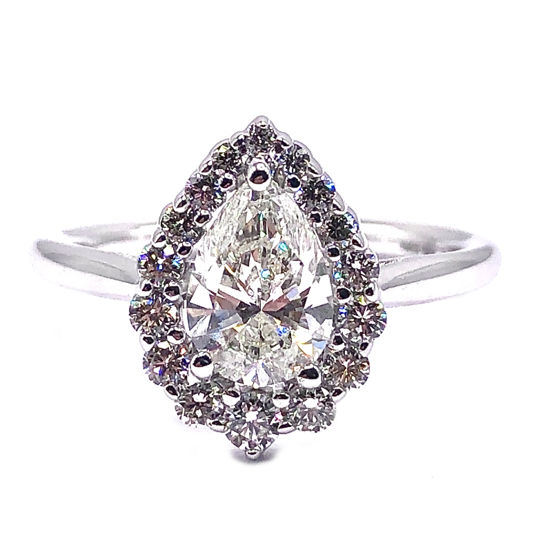 Pear Diamond Engagement Ring